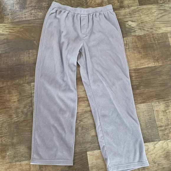 Croft & Barrow gray fleece pajama pants - Picture 1 of 3